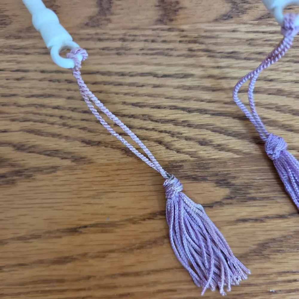 Vintage 1970s Avon Lavender Purple Parasol Umbrella Sachet Holders - Set of 2